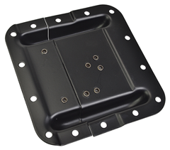 Black Surface Mount Butterfly Catch Latch- Steel For Flight Cases